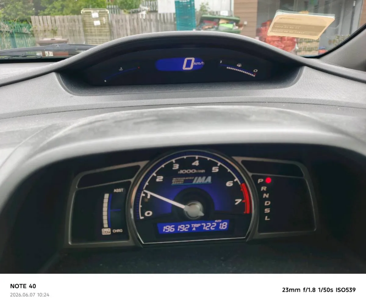 2008 Honda Civic Hybrid Auto – NCT 11/26 - Image 3