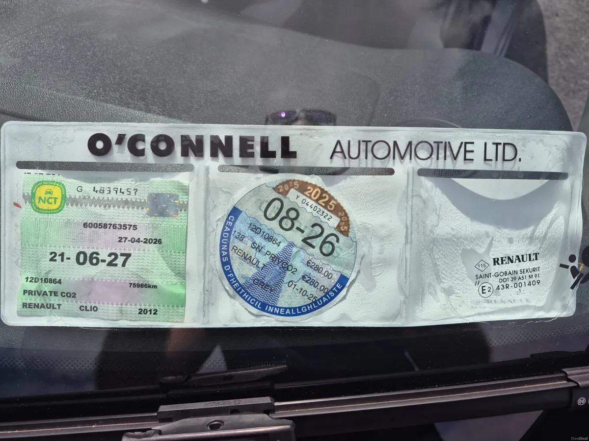 2012  RENAULT CILO 1.2 NCT LOW MILES - Image 6