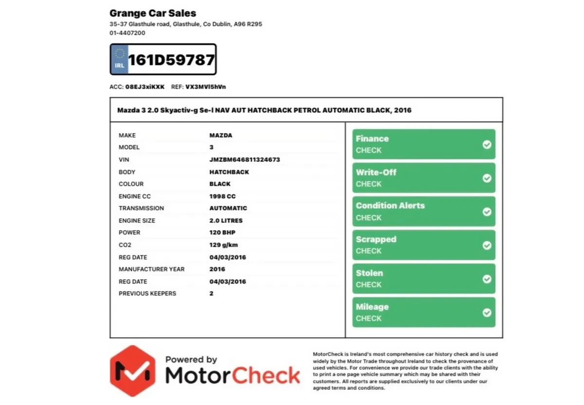 Mazda 3 Petrol Hatchback Automatic. - Image 3