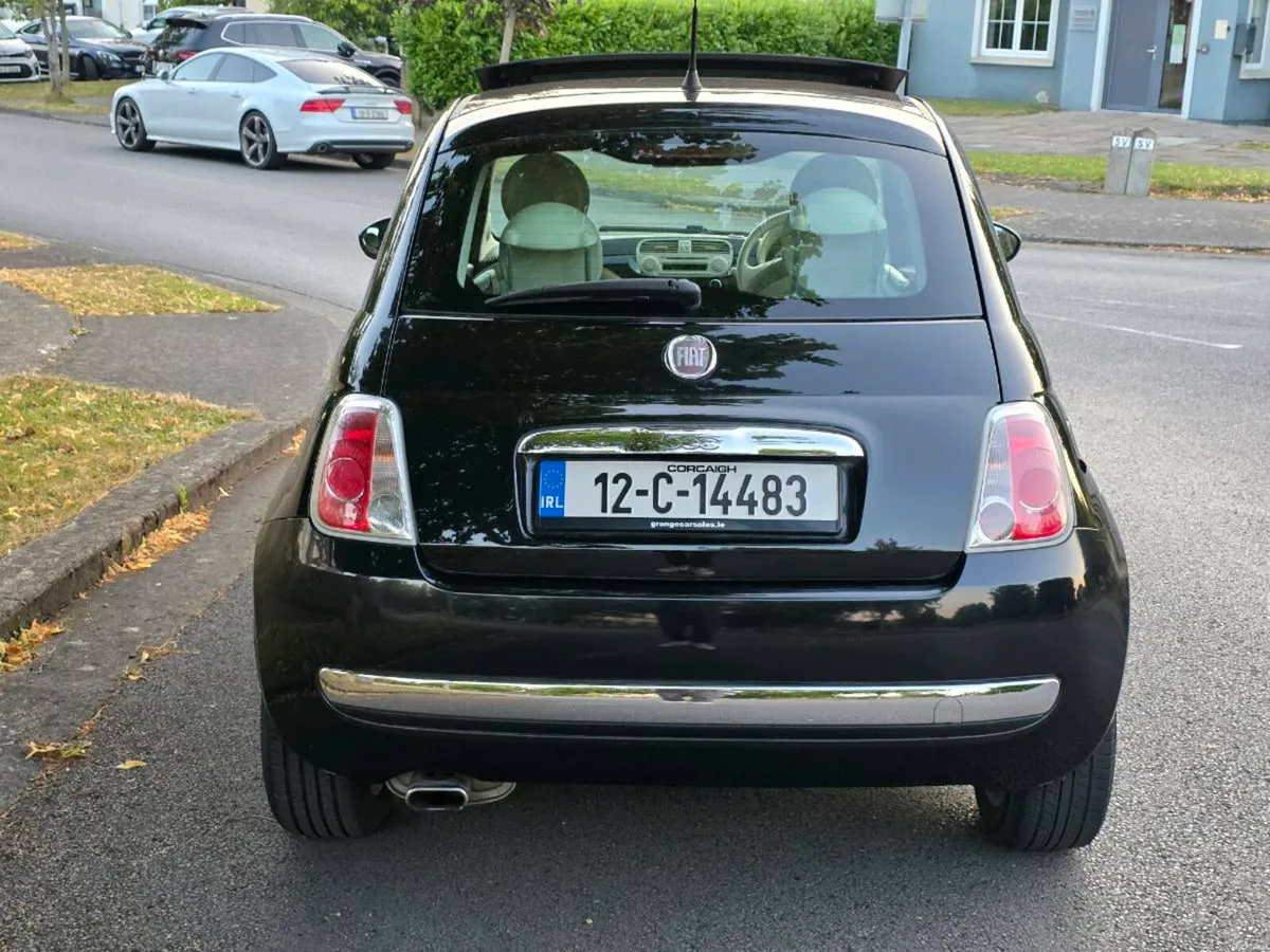 12 Fiat 500 1.2 A/C Pan Roof New NCT 07/2027 - Image 4