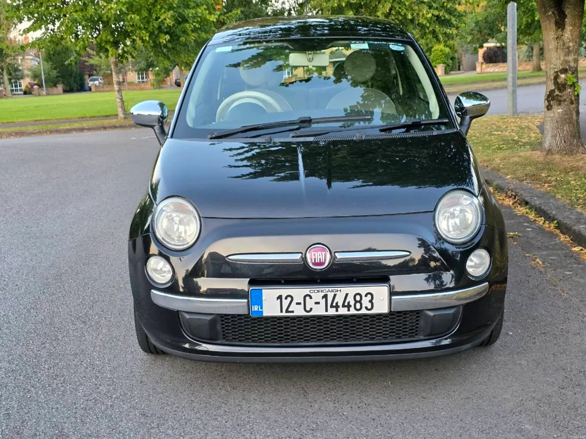 12 Fiat 500 1.2 A/C Pan Roof New NCT 07/2027 - Image 2