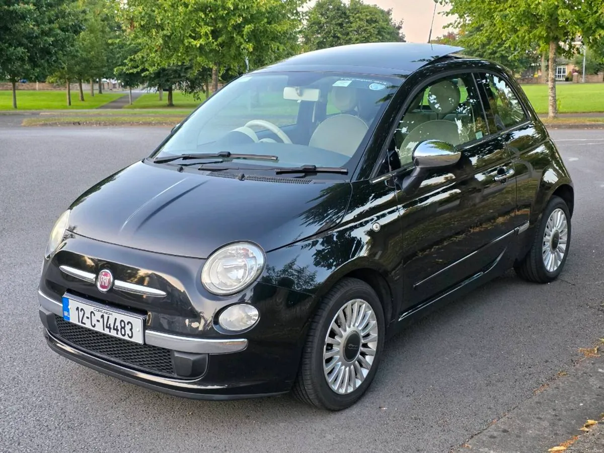12 Fiat 500 1.2 A/C Pan Roof New NCT 07/2027 - Image 3
