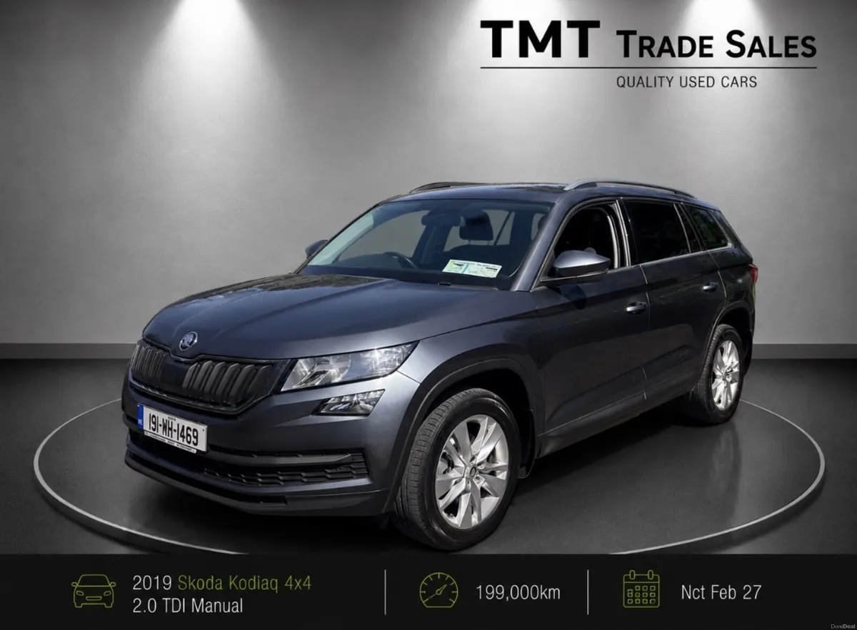2019 Skoda Kodiaq 4x4 2.0TDI Manual NCT FEB 27 - Image 1