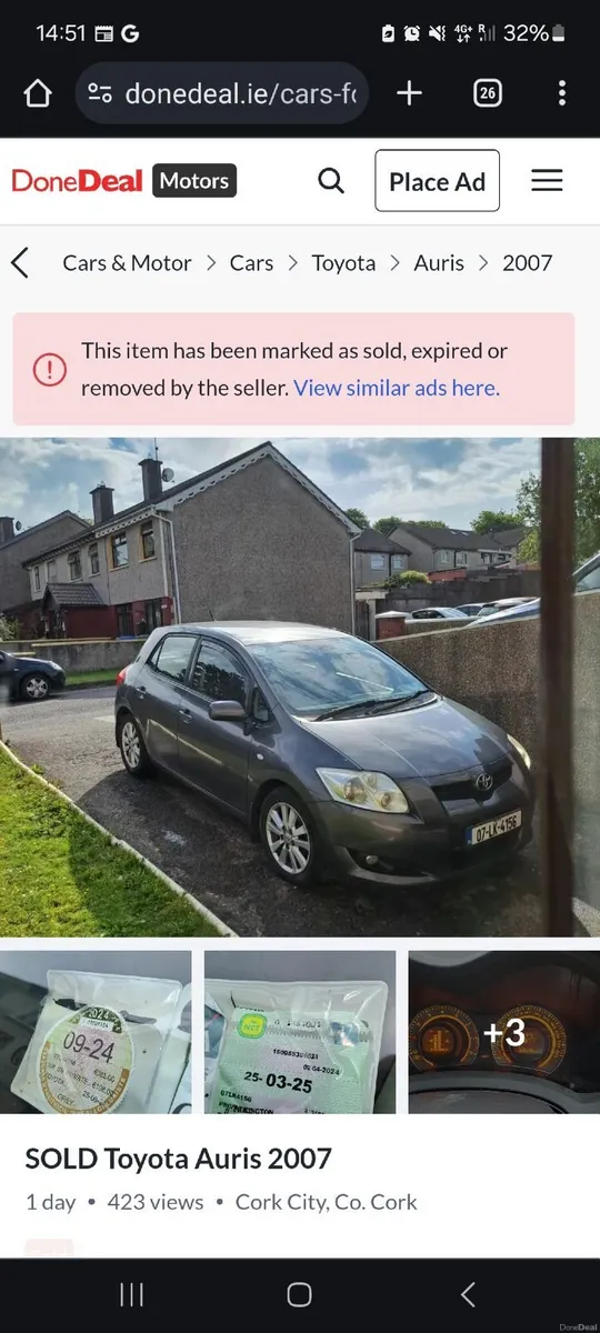 Toyota Auris 2007 - Image 2