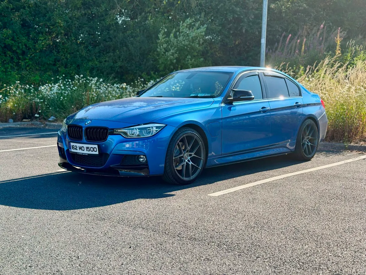 2016 BMW 330E M Sport Estoril Blue Auto - Image 2
