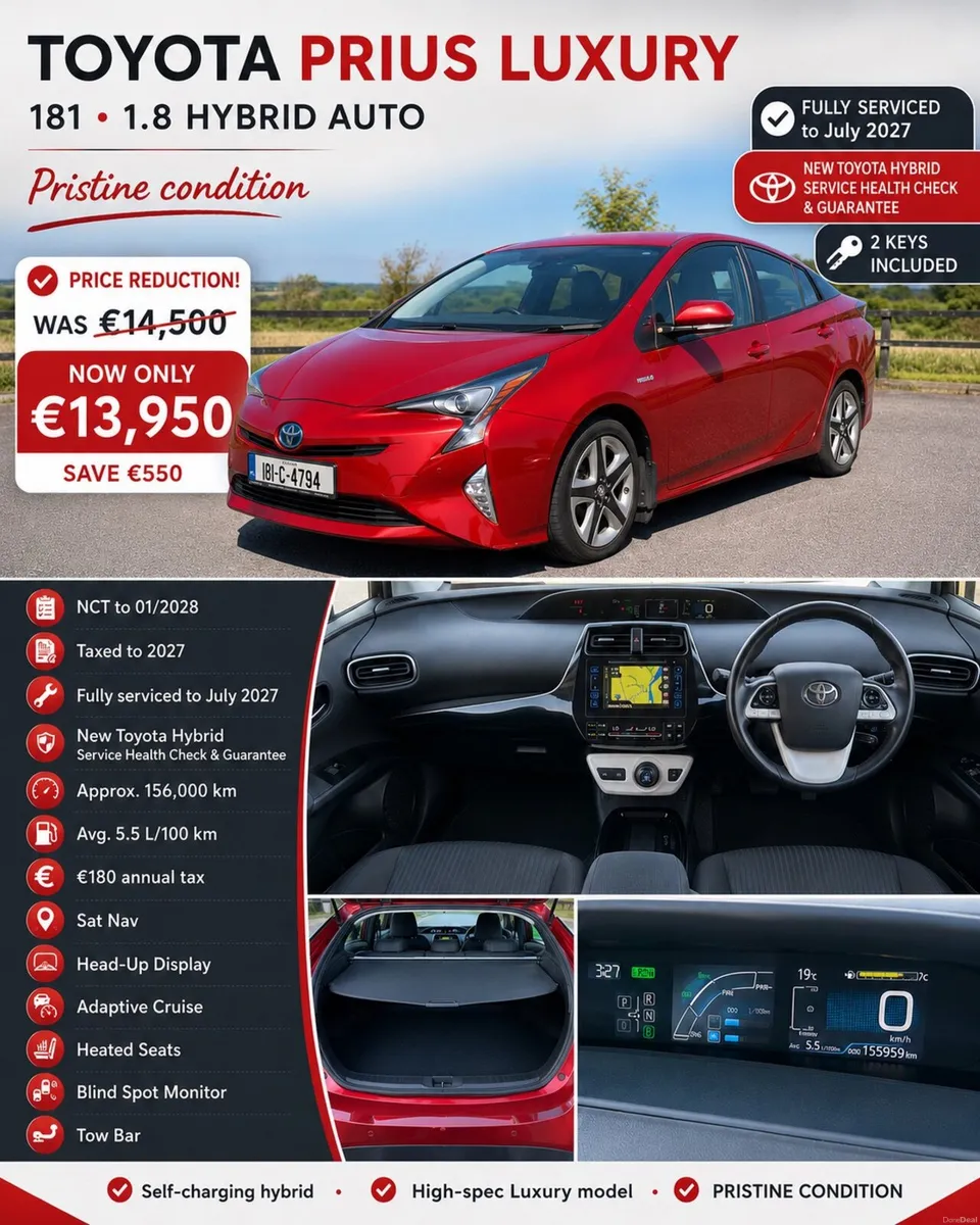 Toyota Prius Luxury 2018 - Image 2
