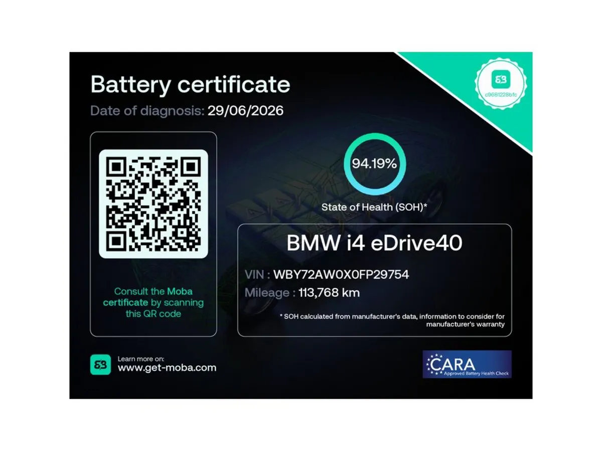 BMW i4 **eDrive40**M-SPORT**84KWH** - Image 4