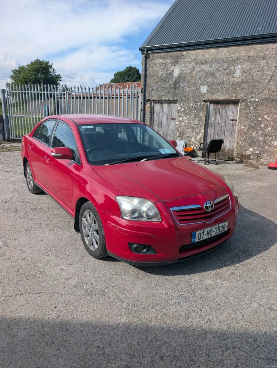 2007 Toyota Avensis, Taxed and NCT - Image 1