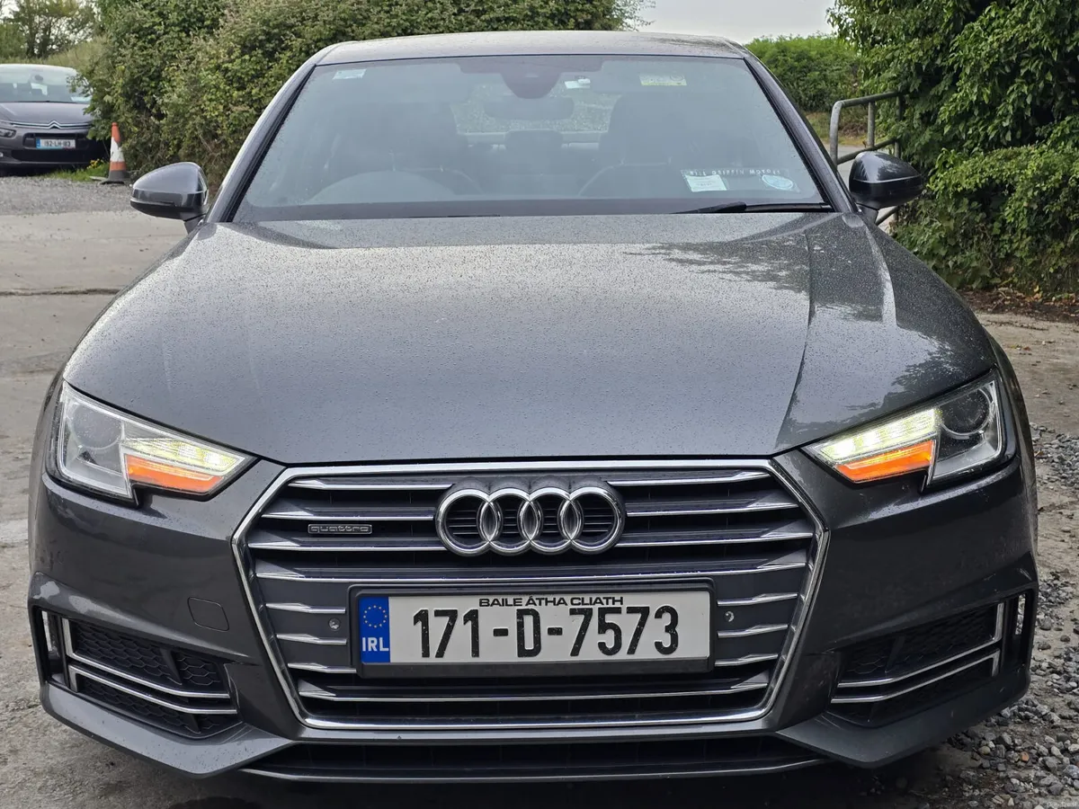 Audi A4 2017 quattro tdi sline auto NCT'd €11,900 - Image 4