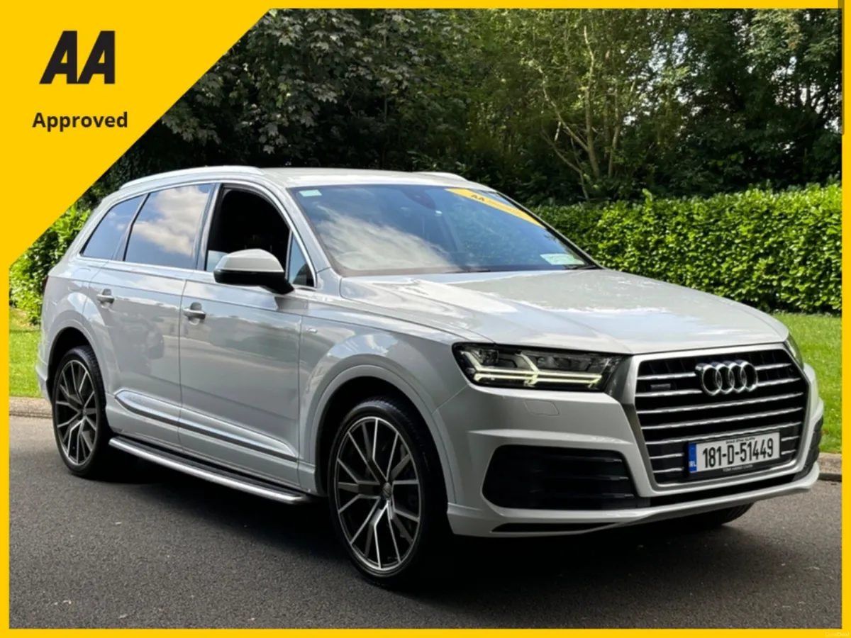 Audi Q7 3.0 TDI 272BHP S-LINE 7 SEAT 2018 - Image 1