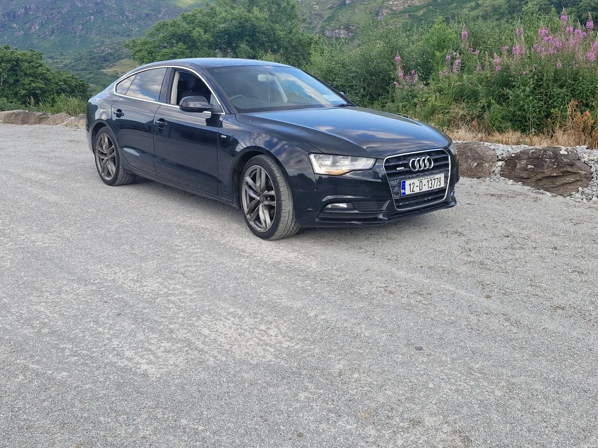Black Audi A5 S-Line 2012 - Image 2