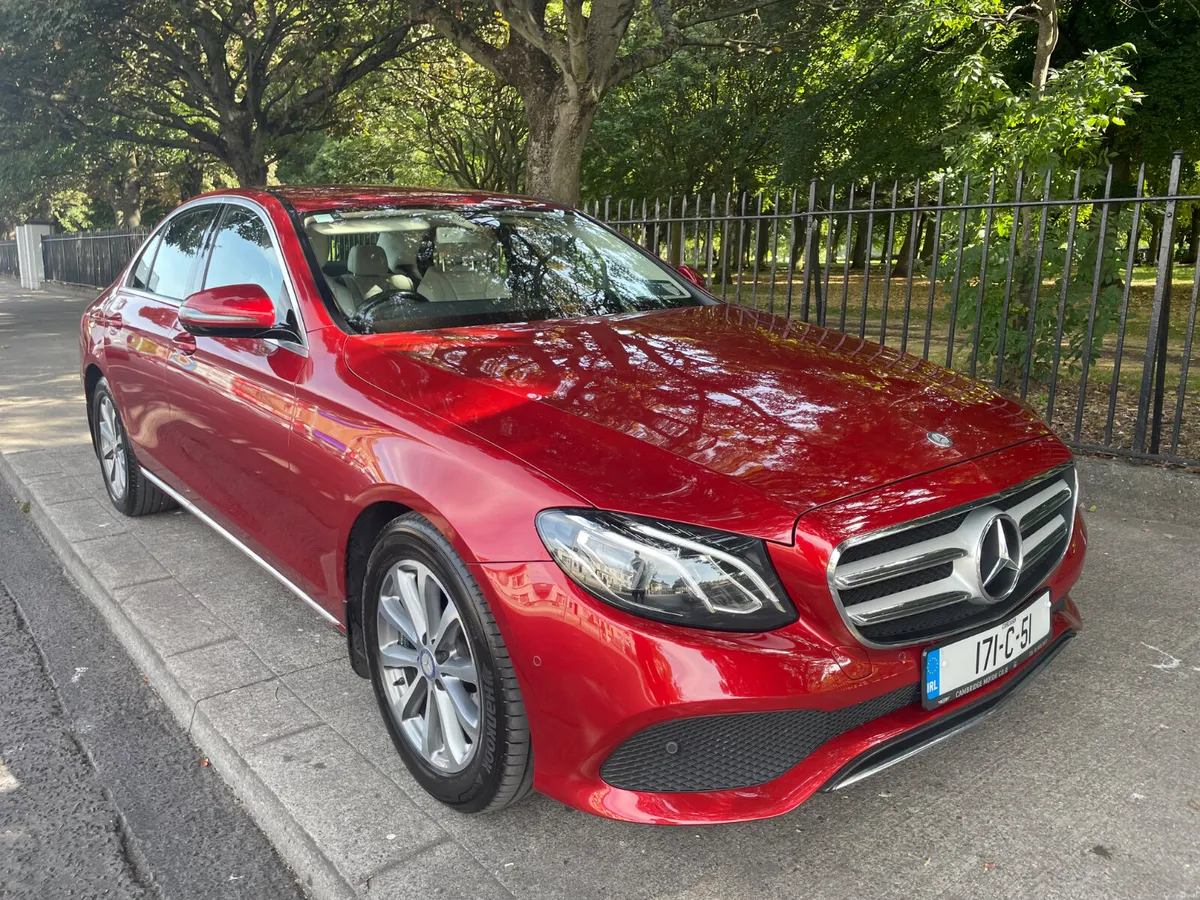 2017 MERCEDES E220 IVORY LTHR only 92000kms - Image 1