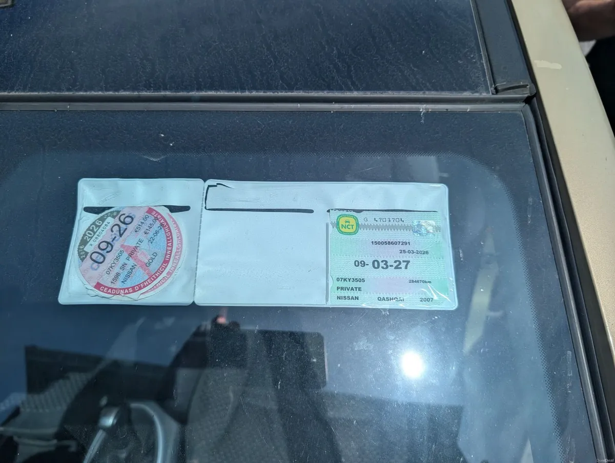 2007 Nissan Qashqai Long NCT & Tax - Image 4