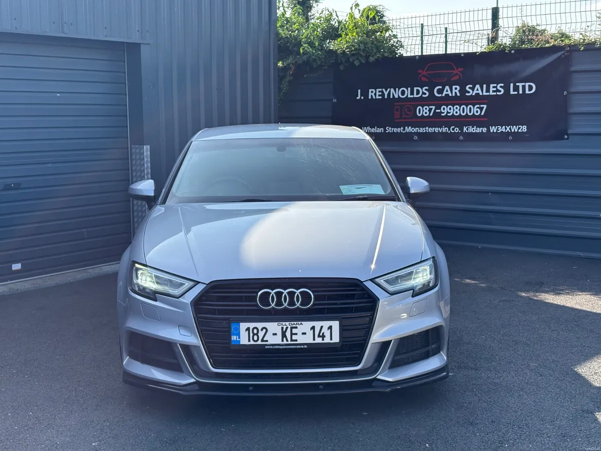 Audi A3 S line auto low km Irish car from new 2018 - Image 3