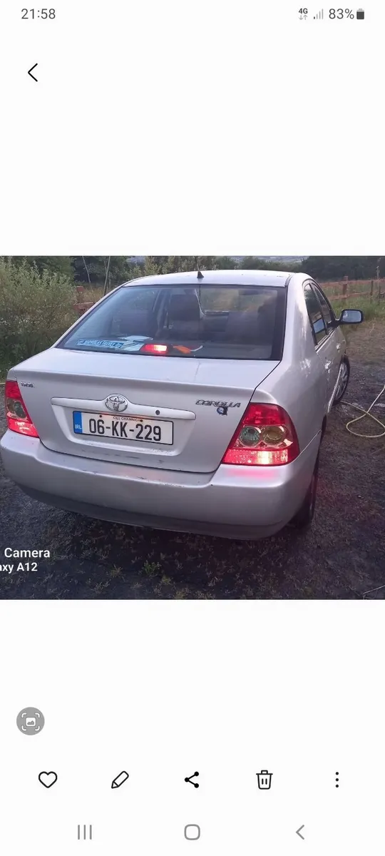 Toyota Corolla 2006 Fresh Nct, Low Kms - Image 1