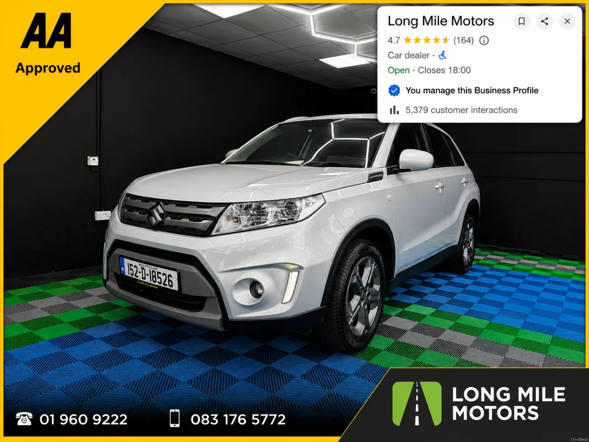 Suzuki Vitara 2015 NCT, WARRANTY, AA Aproved - Image 1