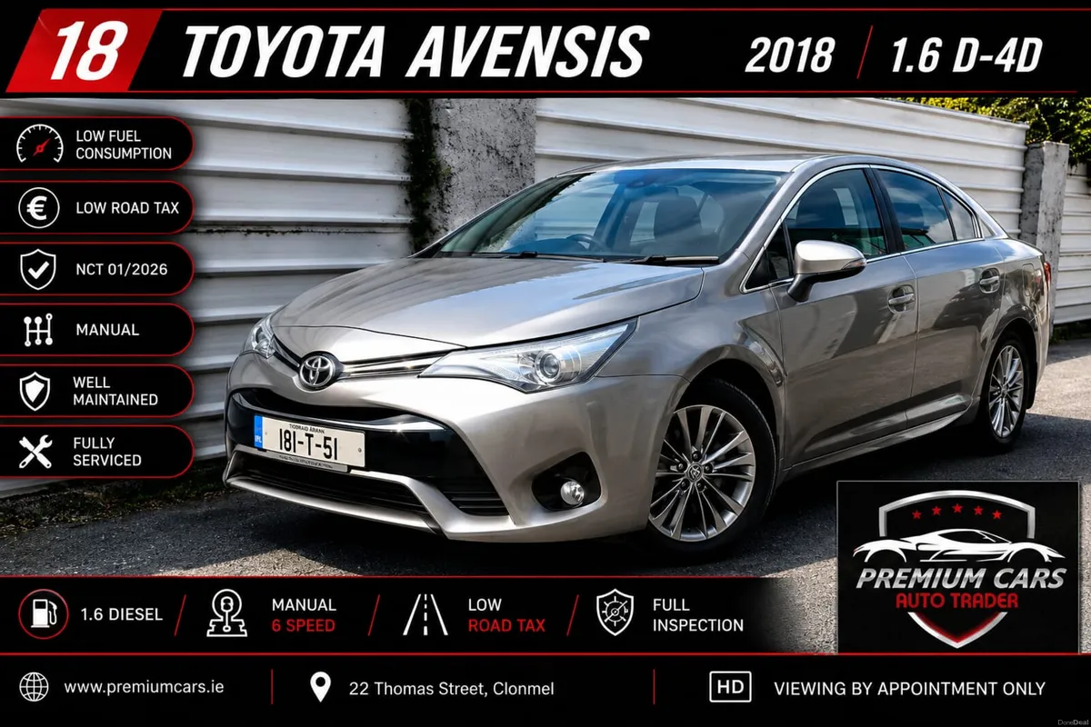 TOYOTA AVENSIS LUNA 2018 - Image 1