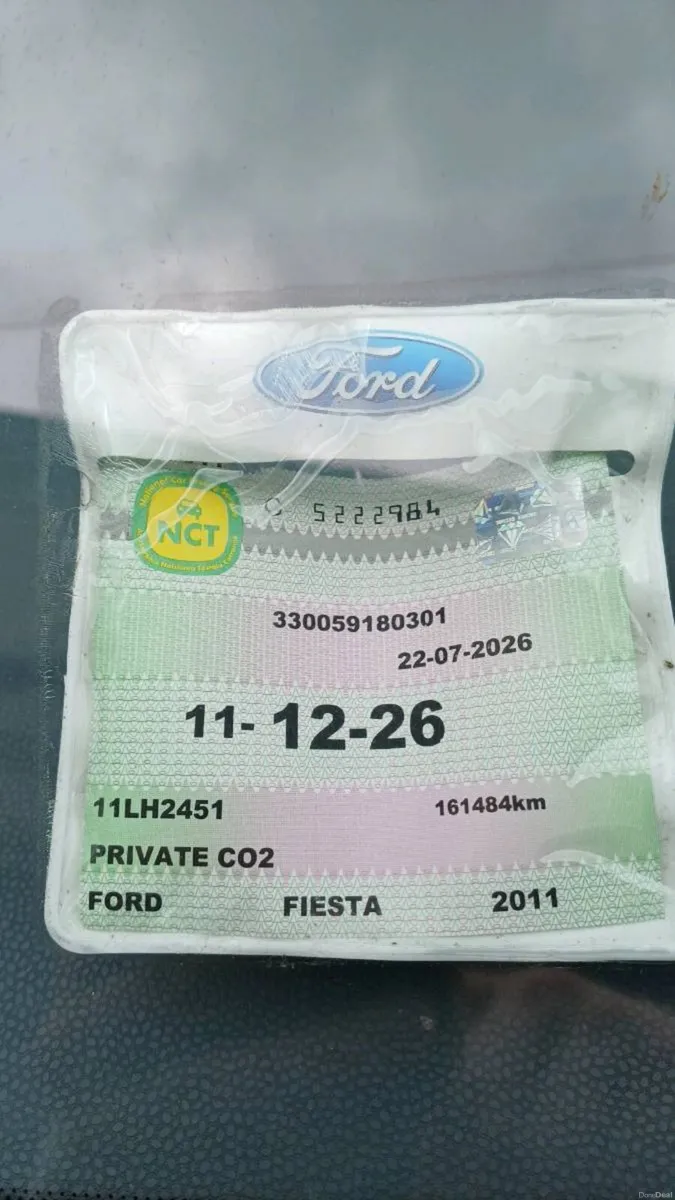 Ford Fiesta 2011 with NCT - Image 6