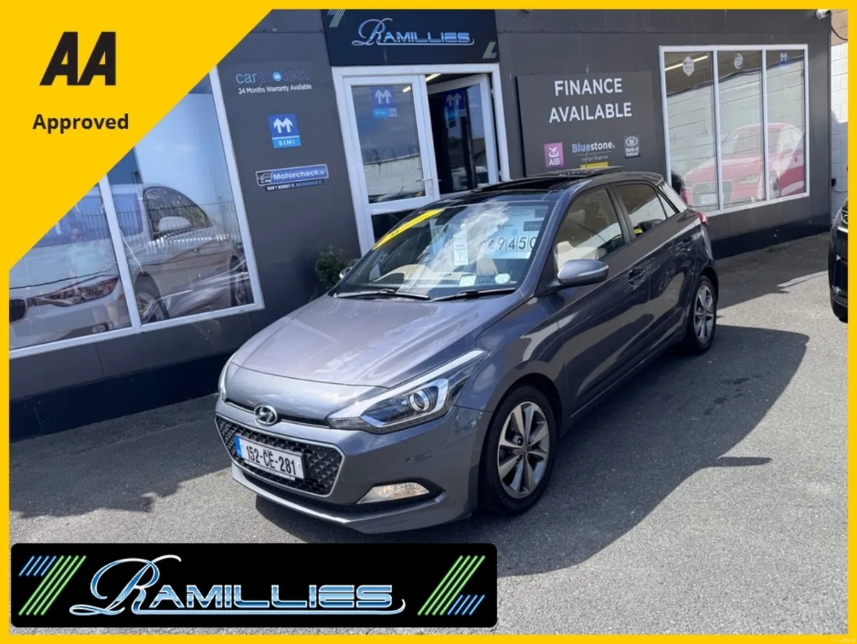 Hyundai i20 1.2 PREMIUM, Pan Roof,12 Month AA, NCT - Image 1