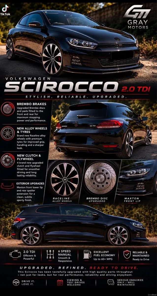 🔥2015 Volkswagen Scirocco 2.0 TDI🔥 - Image 1