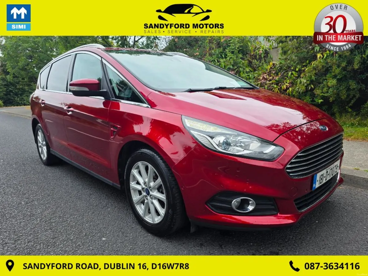 Ford S-Max 2.0TD 150PS 6SPD FWD 4DR - Image 1