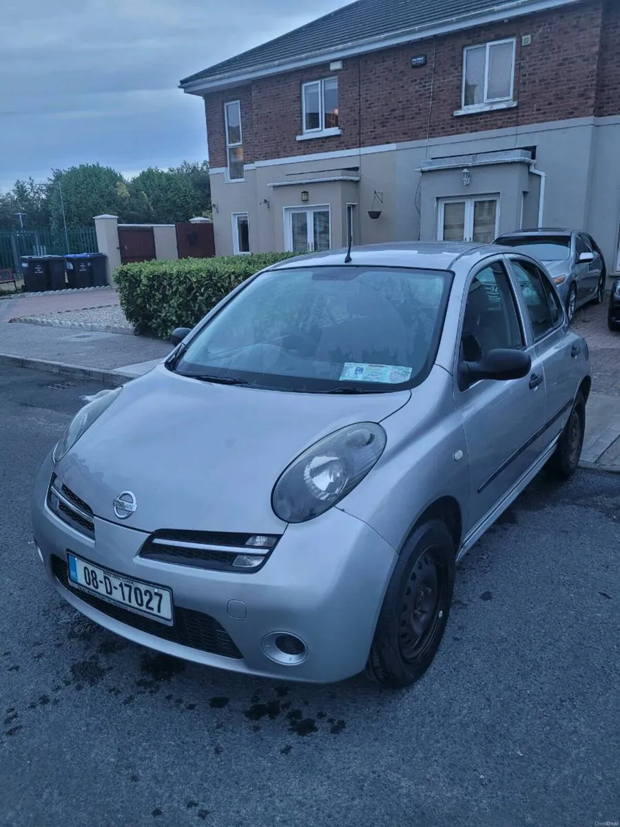 Nissan Micra 2008 NCT & Tax - Image 1