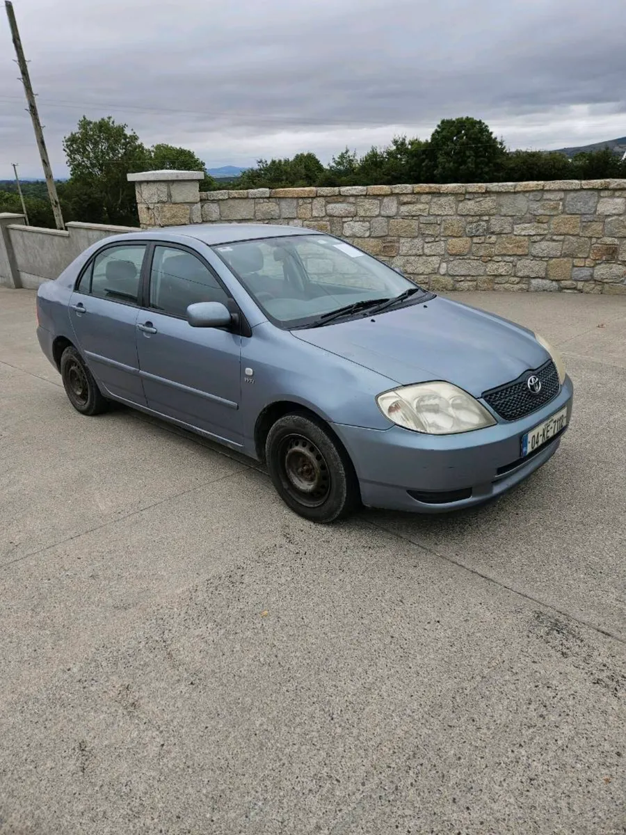 04 toyota corolla 1.4  nct 10/26  full years tax - Image 1