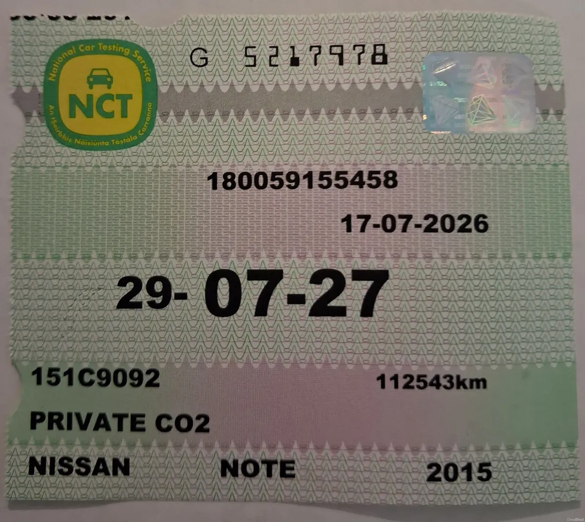 AUTOMATIC  Nissan Note 2015, NEW  NCT,  IRISH CAR - Image 2