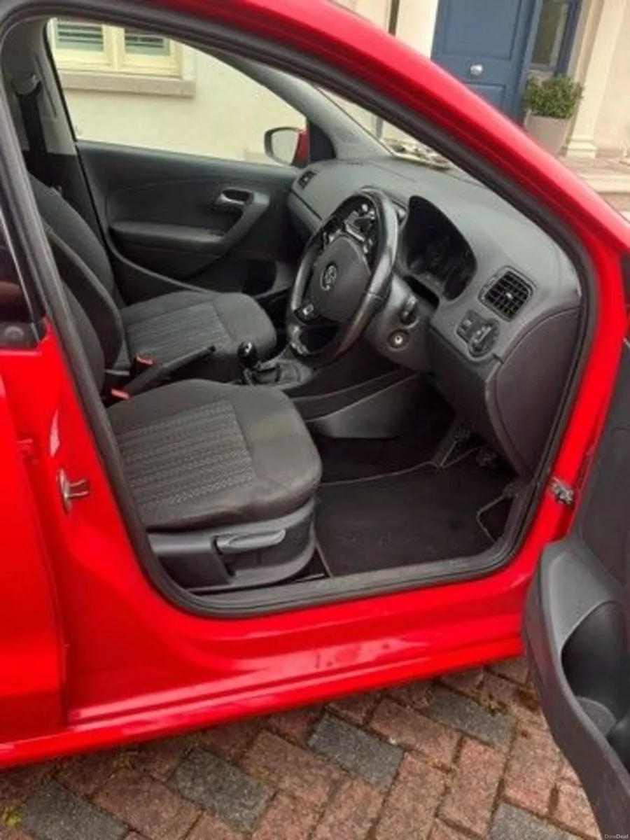 Red Volkswagen Polo 2016 - Image 3