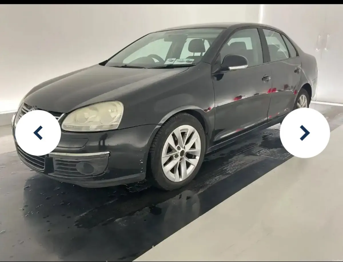2009 VW Jetta 1.6 petrol in black NCT 01/27 - Image 1