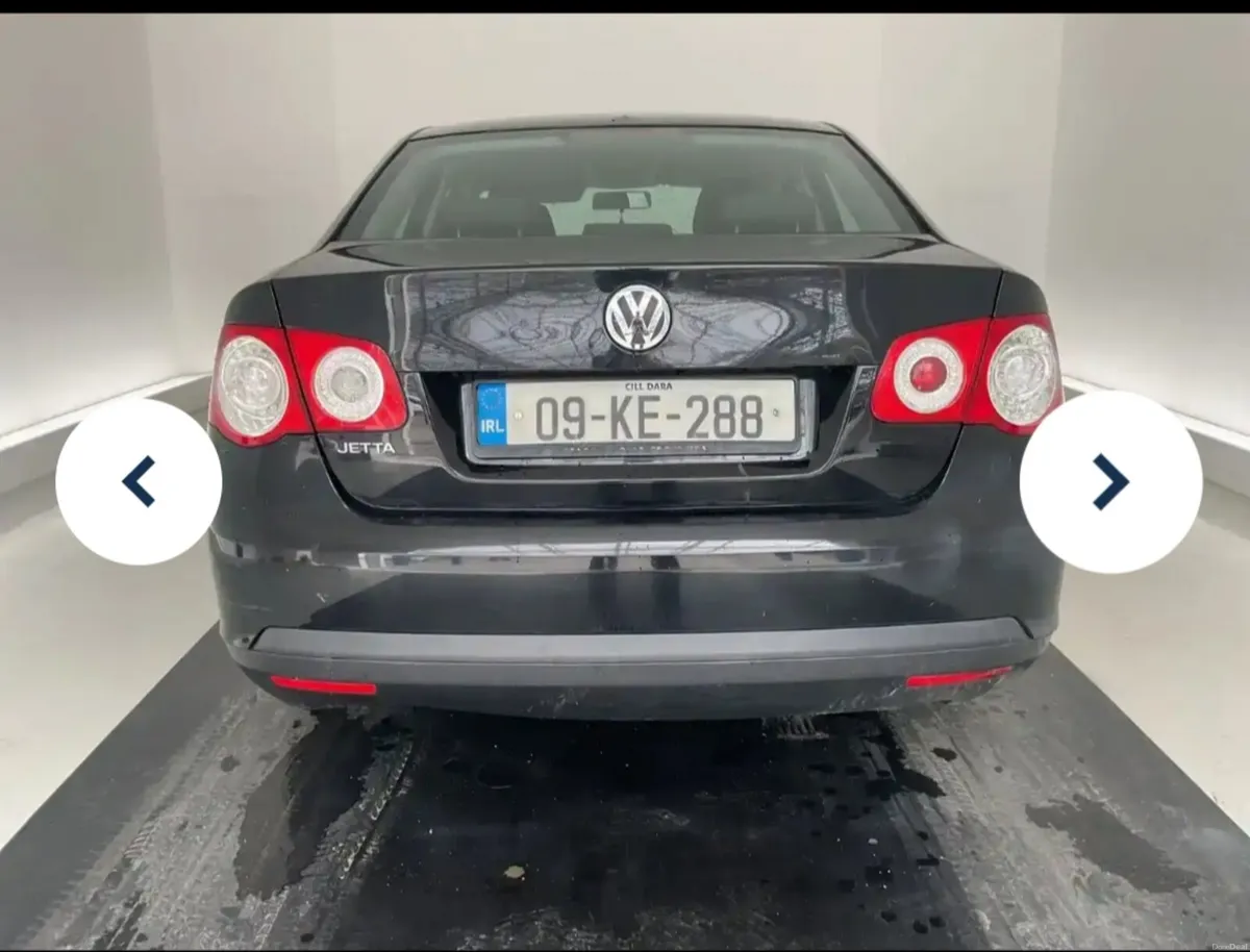 2009 VW Jetta 1.6 petrol in black NCT 01/27 - Image 2