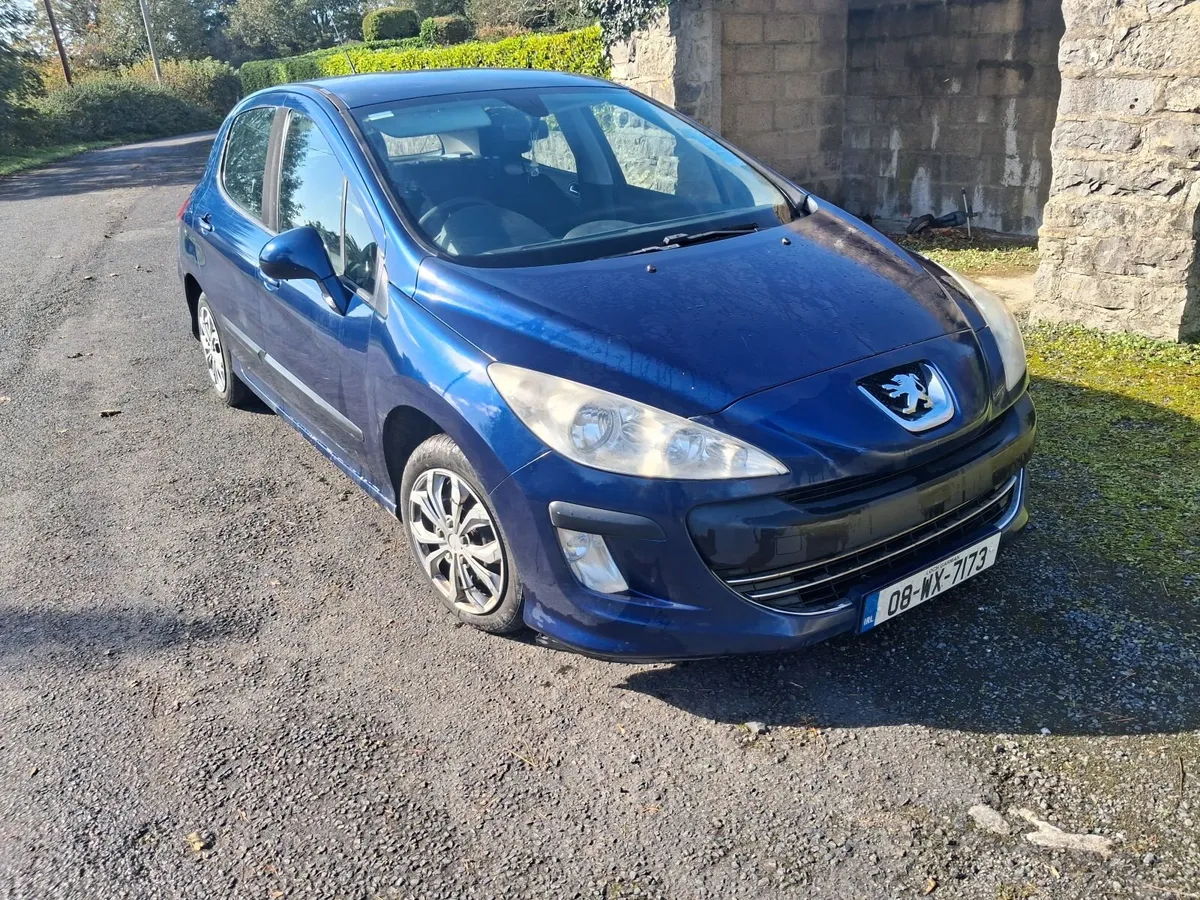 08 Peugeot 308 1.6 diesel, new nct 9/27,tax 4/27 - Image 1