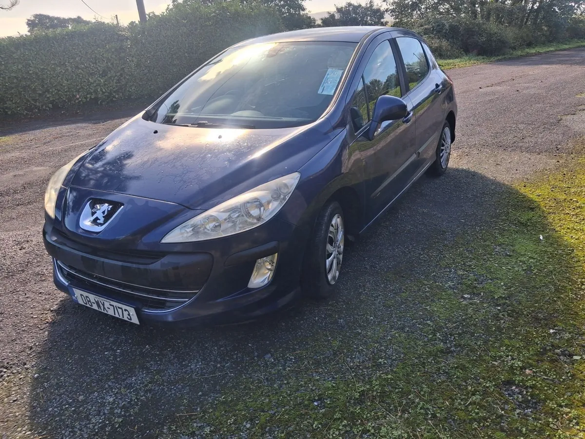 08 Peugeot 308 1.6 diesel, new nct 9/27,tax 4/27 - Image 3