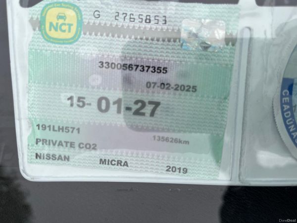 Nissan Micra 2019 ( NCT 01/27) 369823533