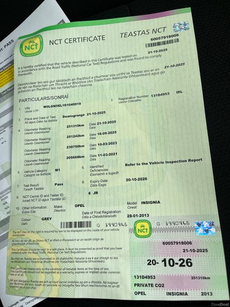 Opel Insignia 2013 (NCT 10/26 TAX 12/25) 370139883