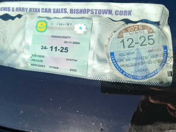 2002 Mercedes-Benz E220cdi read ad 377221437