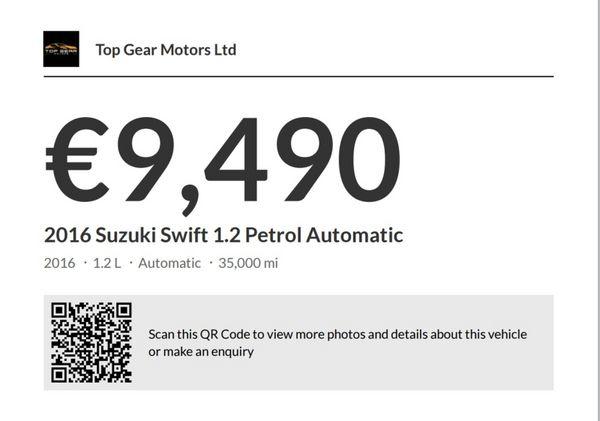 2016 Suzuki Swift 1.2 Petrol Automatic 377573148