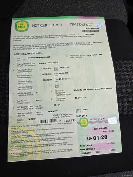 Peugeot 5008 1.2 PureTech 7 Seater/NEW NCT 01/28 378077596