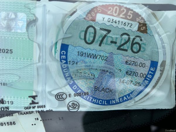 Nissan Micra 2019 NCT 01/27. TAX 07/26 378860355