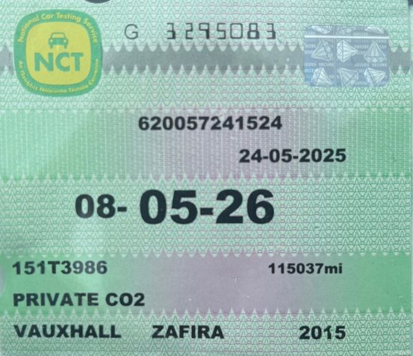 2015 Vauxhall Zafira 1.6 CDTI S 7 Seater Nct 05/26 379020539