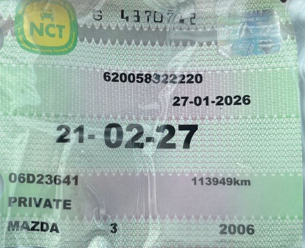 2006 Mazda 3 Touring 1.6 Nct 02/27 *READ AD!* 379024685