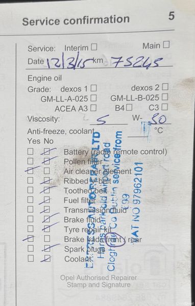 2013 Opel Astra 1.4 SPORT Nct 07/26 379024958