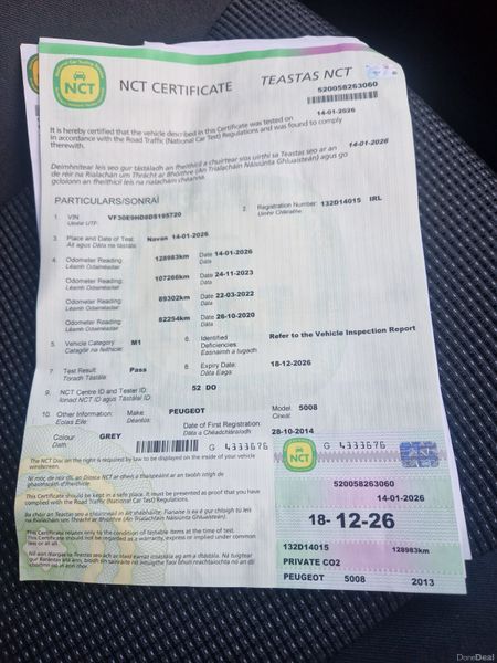 PEUGEOT 5008, 7 SEATS, VERY LOW KMS, NCT, DELIVERY 379116185