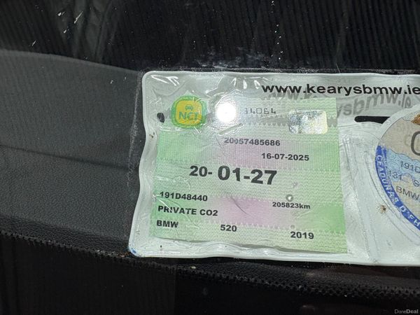 19 BMW 520D G31 XDRIVE 5DR AUTO 379640143