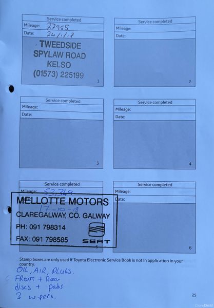 2015 Toyota Auris 1.33 VVT-I Nct 10/26 380117155