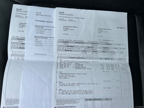 2017 AUDI A6 AUTOMATIC LEATHER INTERIOR 381260181