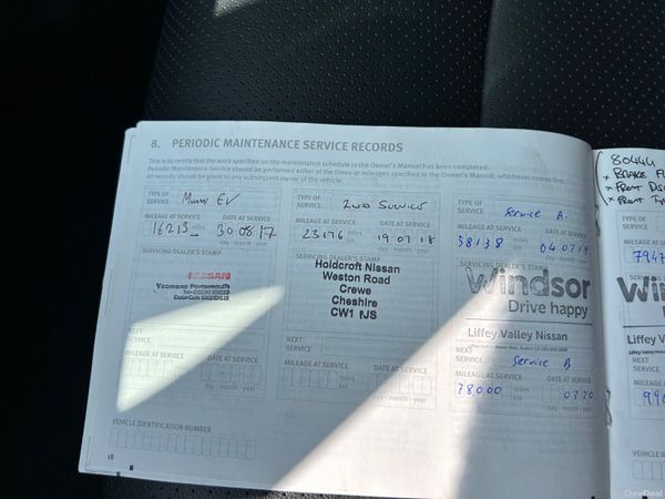 2016 NISSAN LEAF TEKNA LEATHER INTERIOR 381234675