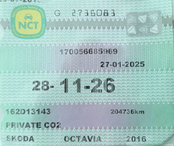 2016 Skoda Octavia 1.6 TDI AMBITION Nct 11/26 381576391