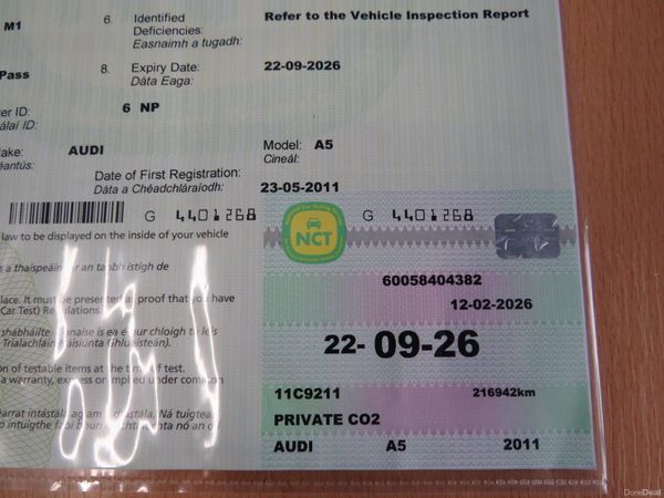 Audi A5 2011 SILVER 5DR FRESH NCT DONE 381511723