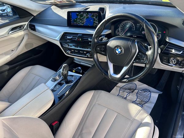 2017 BMW 520D SE AUTO CREAM LEATHER 381784189